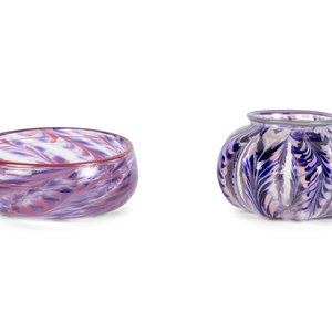 Two Contemporary Glass Articles