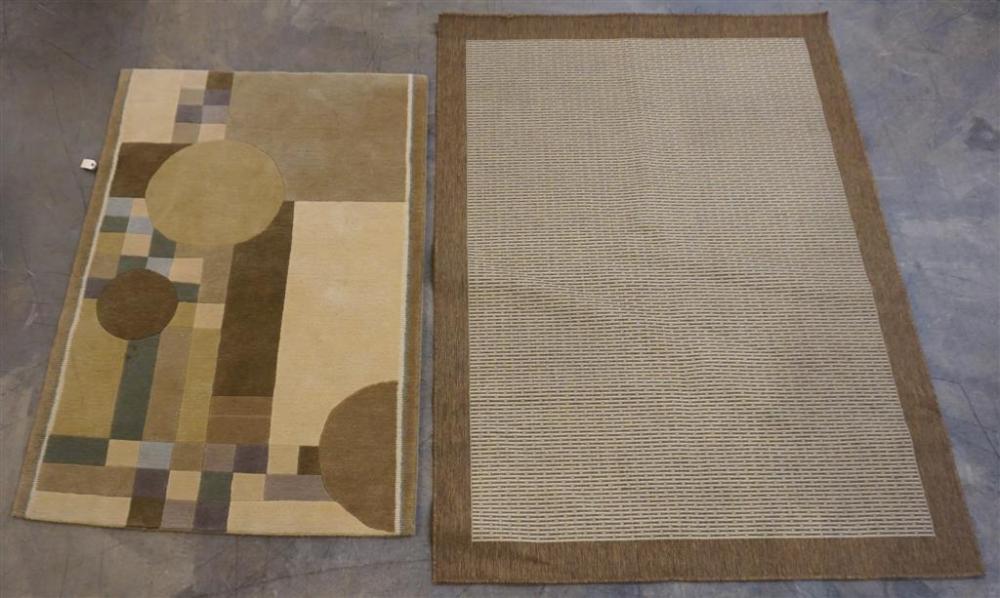 TWO CONTEMPORARY MACHINE MADE