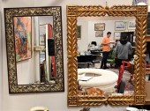 TWO CONTEMPORARY MIRRORS, TO I
