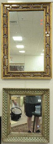TWO CONTEMPORARY MIRRORS, TO I