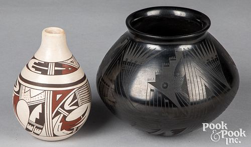 TWO CONTEMPORARY NATIVE AMERICAN