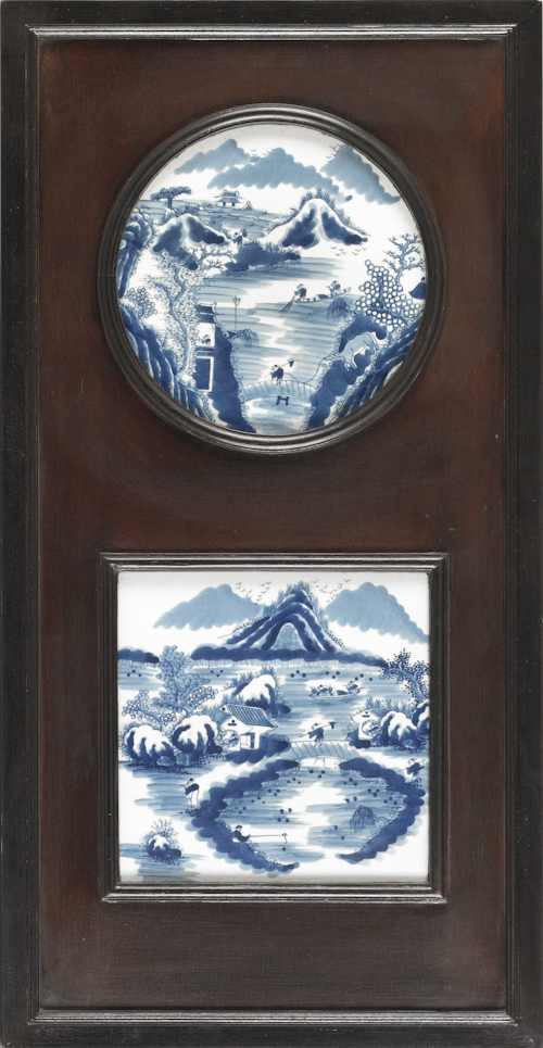 Two contemporary Oriental porcelain