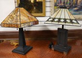 TWO CONTEMPORARY PATINATED MET
