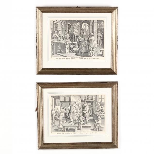 TWO CONTEMPORARY PRINTS AFTER