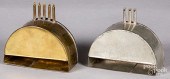 TWO CONTEMPORARY SLIP CUPSTwo