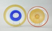 Two Contemporary Studio Glass