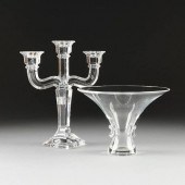 TWO CONTEMPORARY TRANSPARENT C