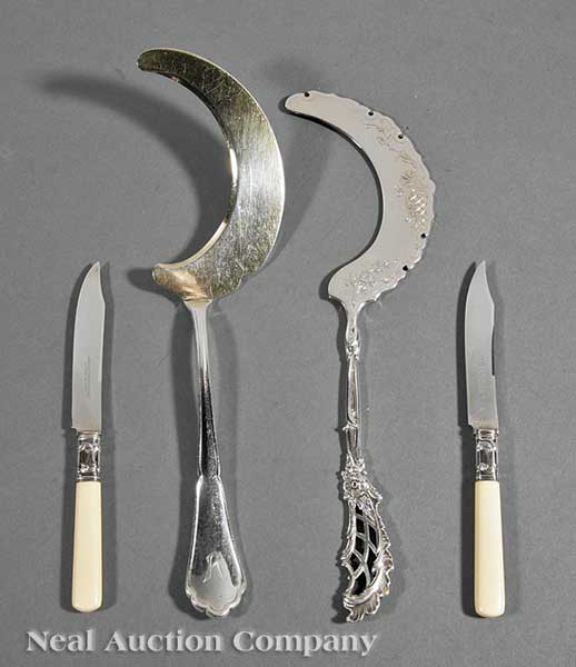 Two Continental .800 Silver Aspic