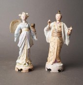 TWO CONTINENTAL BISQUE ORIENTA