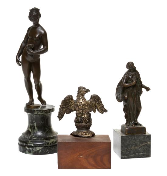 Two Continental Bronze Figures of