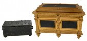 TWO CONTINENTAL BRONZE LIDDED