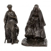Two Continental Bronze Sculptu