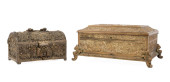 TWO CONTINENTAL BRONZE TABLETO