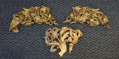TWO CONTINENTAL CARVED AND GIL