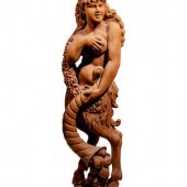 Two Continental Carved Wood Ba