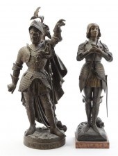 * Two Continental Cast Metal F