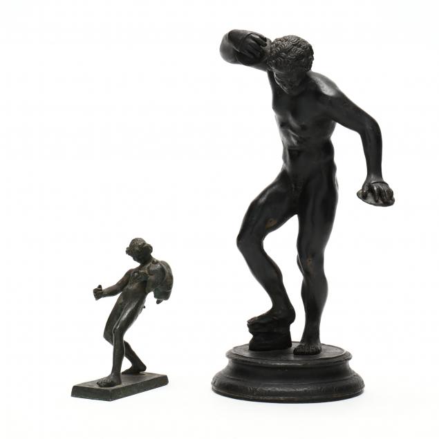 TWO CONTINENTAL CAST MODELS OF