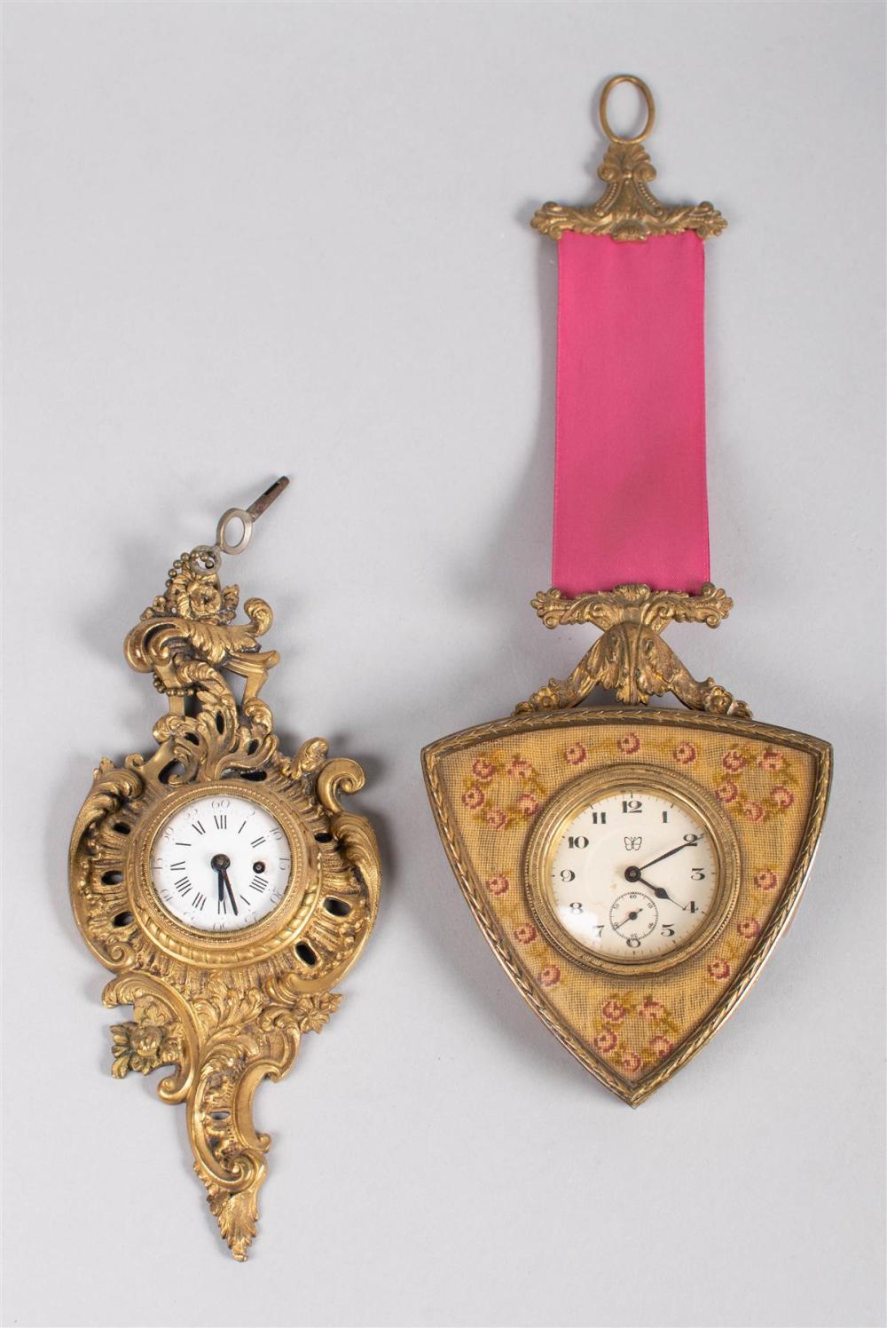 TWO CONTINENTAL CLOCKSTWO