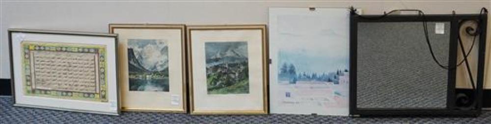 TWO CONTINENTAL FRAMED
