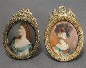 TWO CONTINENTAL MINIATURES OF