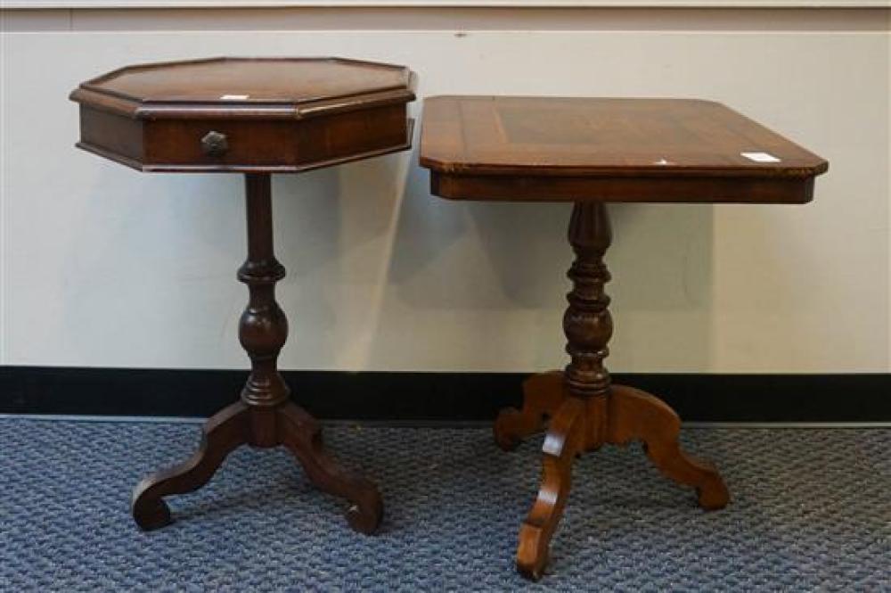 TWO CONTINENTAL PARQUETRY INLAID