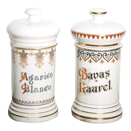 Two Continental Porcelain