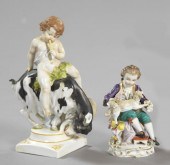 Two Continental Porcelain Figu