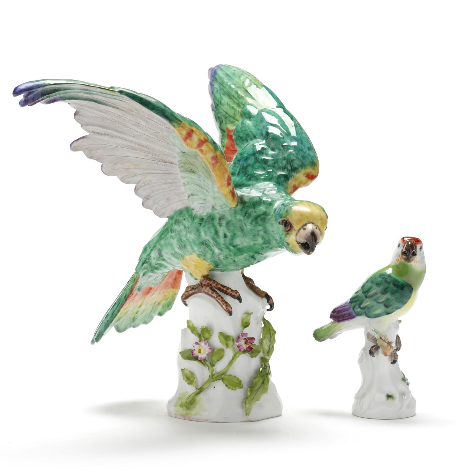 TWO CONTINENTAL PORCELAIN FIGURES