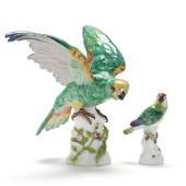 TWO CONTINENTAL PORCELAIN FIGU