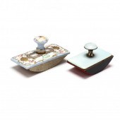 TWO CONTINENTAL ROCKER BLOTTER