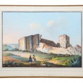 Two Continental School Gouache