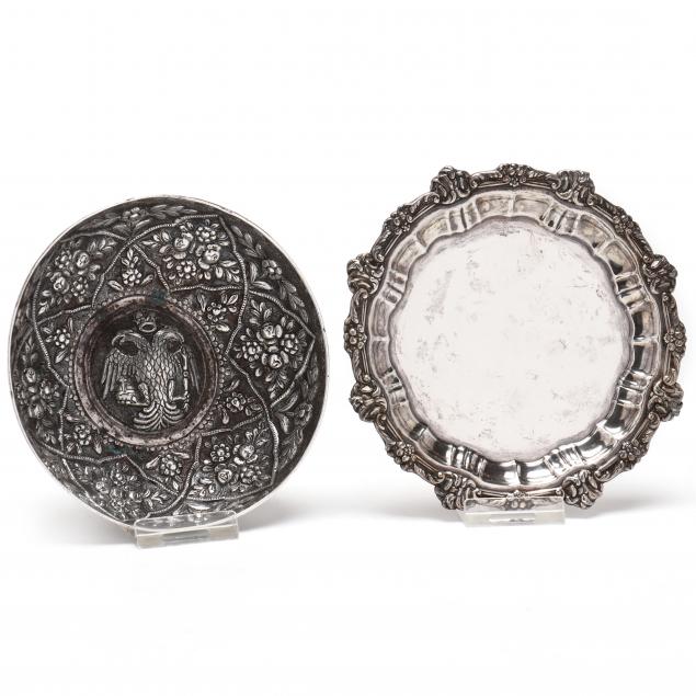TWO CONTINENTAL SILVER ITEMS