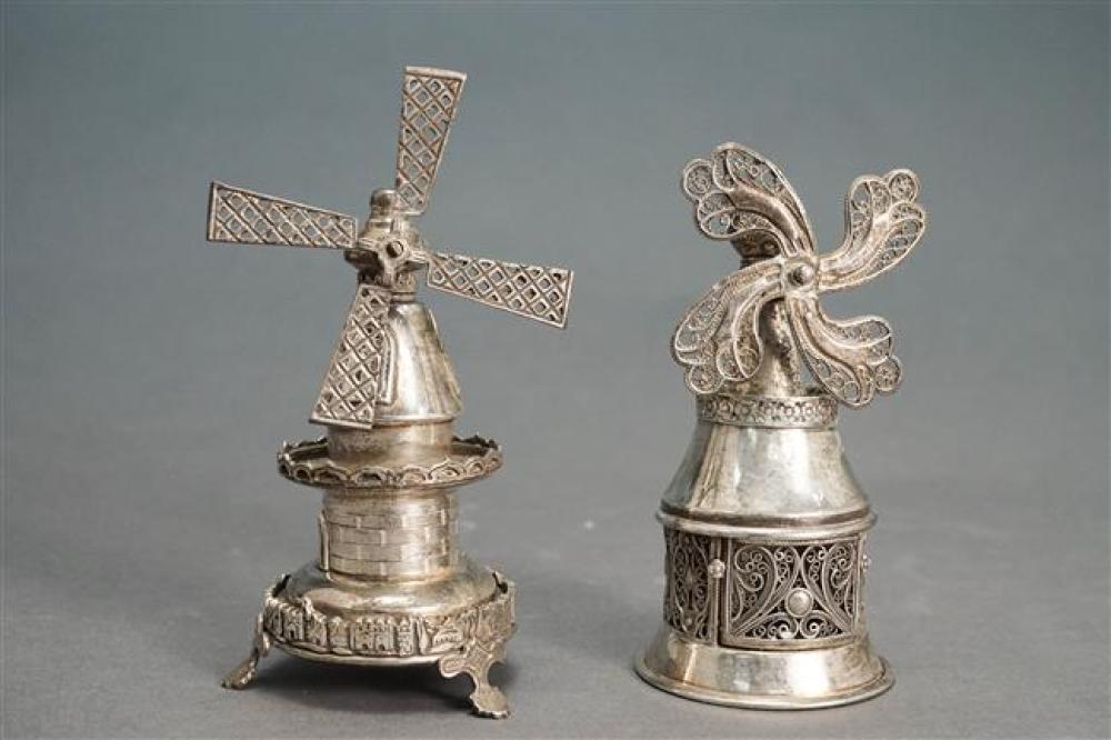 TWO CONTINENTAL SILVER JUDAICA
