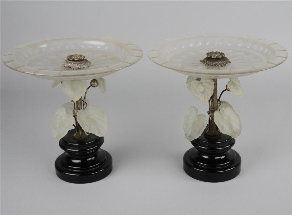 TWO CONTINENTAL SILVERED METAL