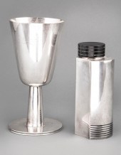 TWO CONTINENTAL SILVERPLATE TA