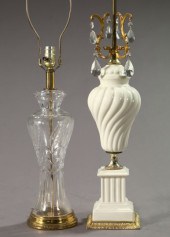 Two Continental Table Lamps,