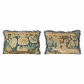 TWO CONTINENTAL TAPESTRY FRAGM