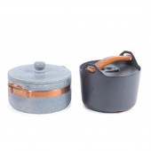 TWO COOKING VESSELS: IITTALA F