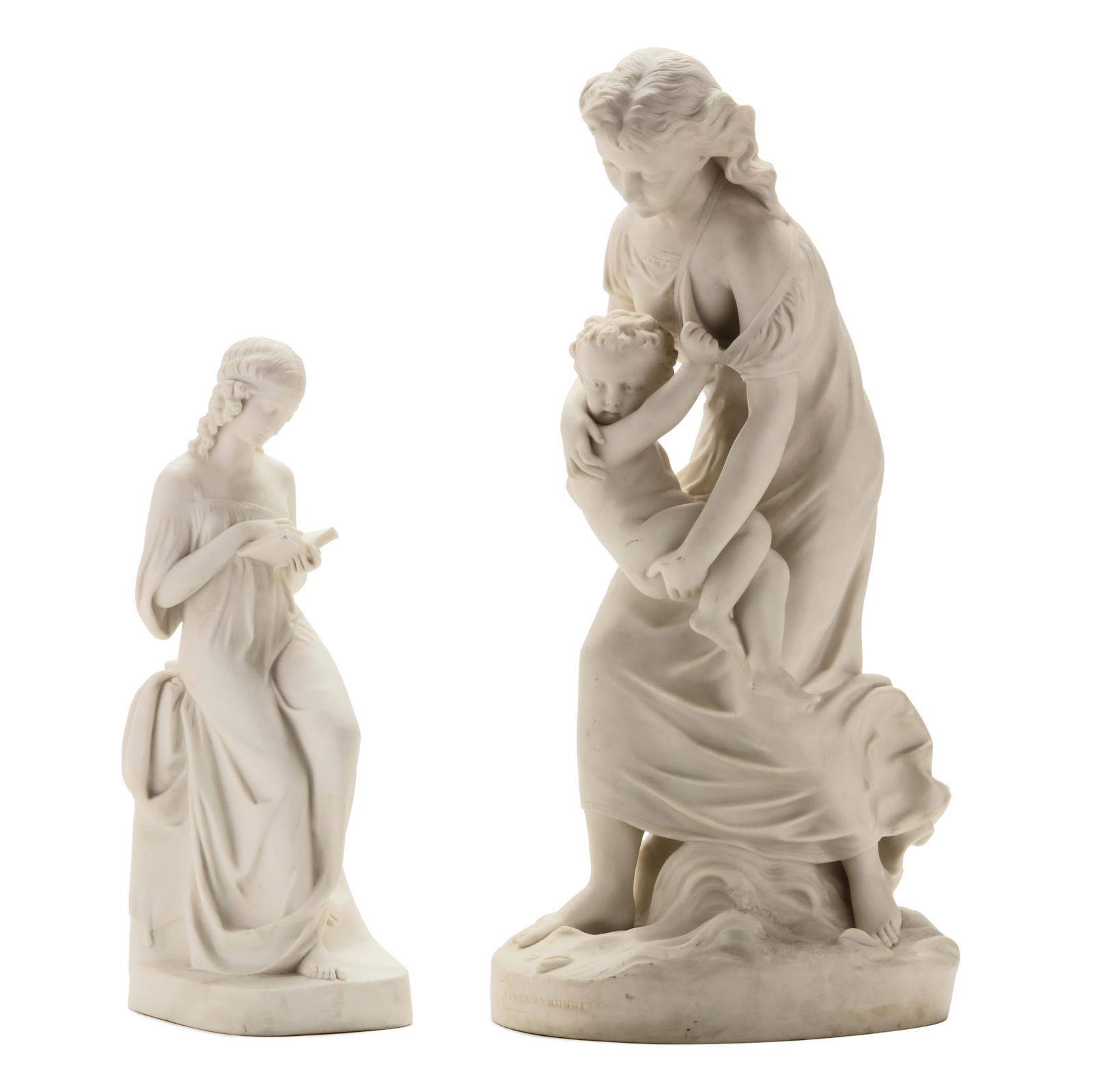 TWO COPELAND PARIANWARE ALLEGORIES,