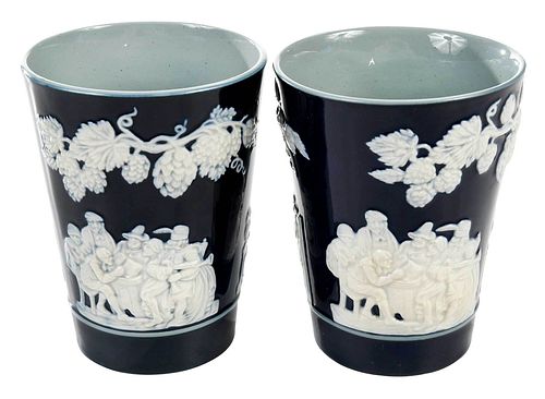 TWO COPELAND SPODE CAMEO