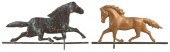 TWO COPPER RUNNING HORSE WEATH