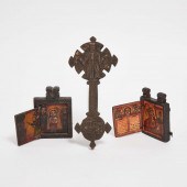 Two Coptic Traveling Icons, to
