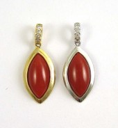 TWO CORAL, DIAMOND AND FOURTEE