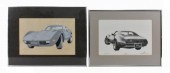 TWO CORVETTE WORKS OF ART, ONE