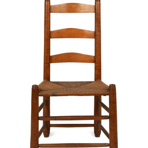 Two Country Rush Seat Chairs