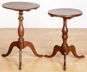 TWO COUNTRY WALNUT CANDLESTAND