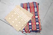 TWO COVERLETS.  American  late
