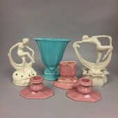 TWO COWAN ART POTTERY FIGURAL