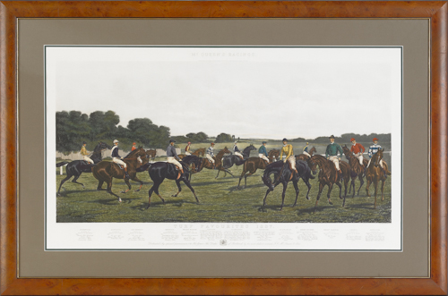 Two C.R. Stock color engravings one