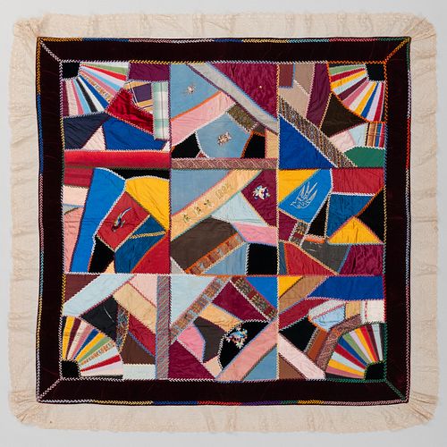 TWO CRAZY QUILTS AND A PATCHWORK
